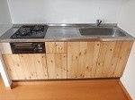 コンパクトなキッチンで掃除もラクラク