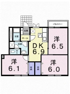 【間取り】 | ピ－プルタウンⅠ