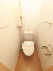 トイレもきれいです