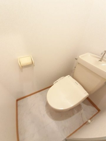 ゆったりとした空間のトイレです