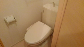 清潔感のあるトイレです
