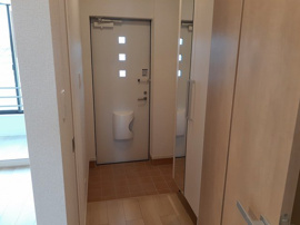 きれいな玄関です