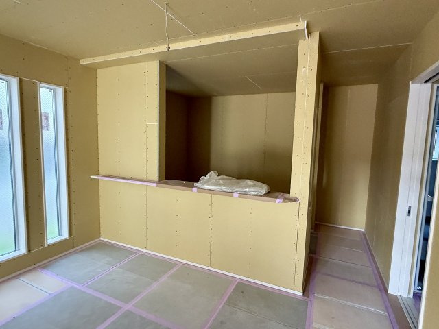 練馬区上石神井4丁目　南道路幅員約7m　新築分譲住宅全2棟のキッチン|2号棟