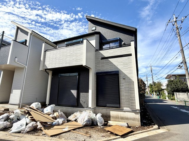 練馬区上石神井4丁目　南道路幅員約7m　新築分譲住宅全2棟の外観|1号棟