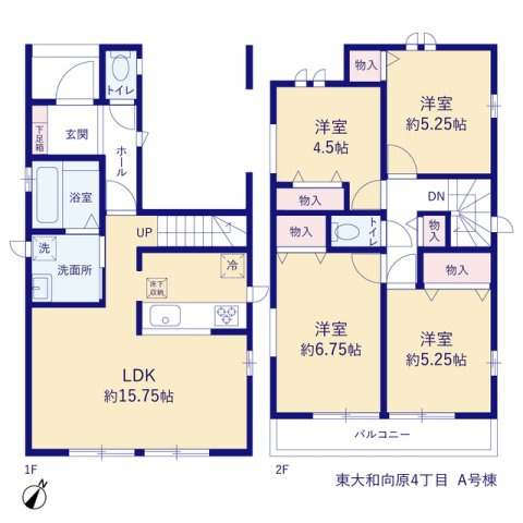 【間取り】 | 東大和市向原4丁目/新築戸建て
