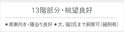 【その他】 | ペット飼育可　小田急コアロード海老名Ⅴ　13階　3LDK　リフォーム済み【仲介手数料無料】