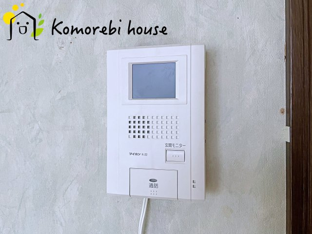 上尾市平塚　中古戸建の防犯設備|モニター付インターホンです