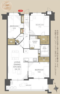 【間取り】 | アーサー鳥栖駅グリーンパークス