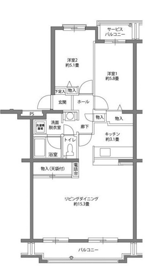 【間取り】 | ヒルズ南戸塚～仲介手数料無料～ | ファミリーにぴったりの間取り！