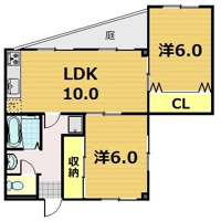 【間取り】 | 第44長栄ロイヤルコーポ瀬田