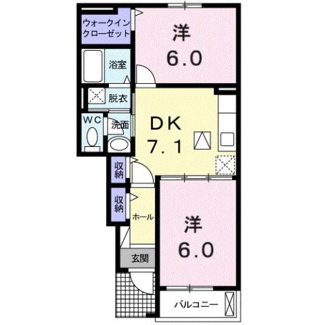 【間取り】 | ブルージュ　Ａ