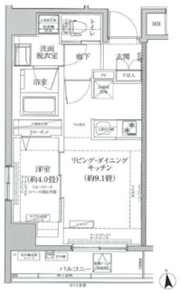 【間取り】 | ティモーネ押上ノルド