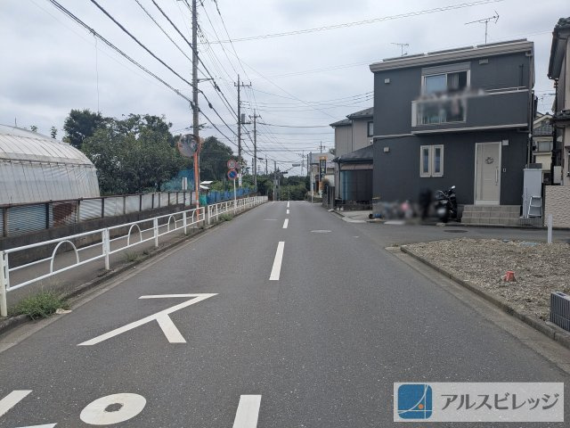 新築｜新座市石神1丁目｜全１棟の前面道路含む現地写真|現地（2026年8月）撮影