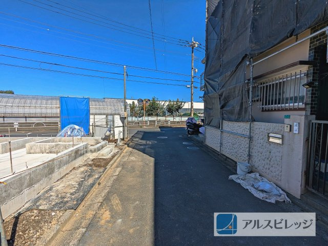 新築｜新座市石神1丁目｜全１棟の前面道路含む現地写真|現地（2026年10月）撮影