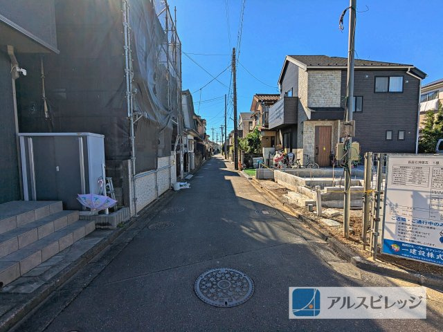 新築｜新座市石神1丁目｜全１棟の前面道路含む現地写真|現地（2026年10月）撮影