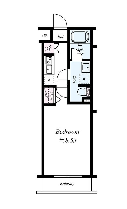 プレール・ドゥーク東雲Ⅱの間取り|間取りです。