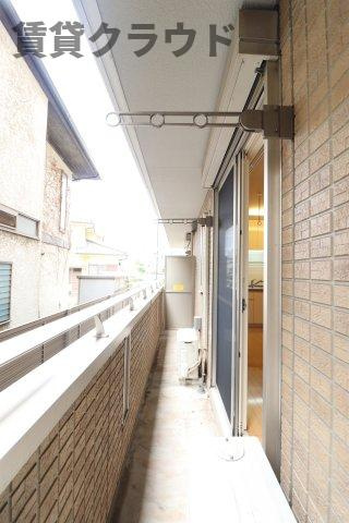 ヴェルデ神明町のバルコニー|バルコニー付きです