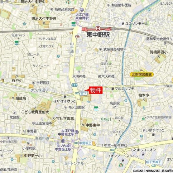【地図】 | プラティーク中野坂上