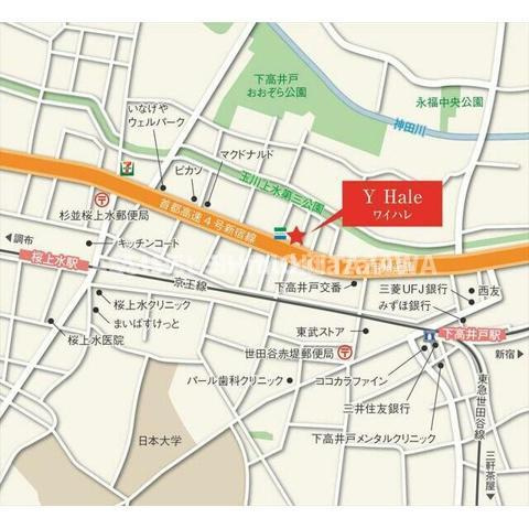 Y.Hale （ワイハレ）の地図