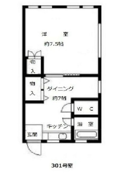錦町フジビルの間取り