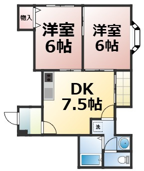 【間取り】 | クイーンライフ巽　仲介手数料無料