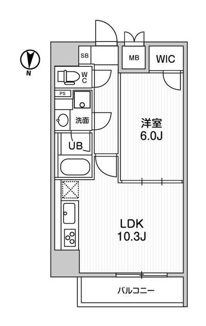 ・レオーネ南千住Ⅱの間取り
