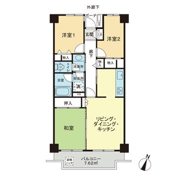 シティコーポ立石の間取り