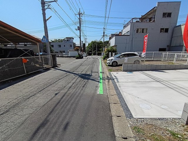 LiGNAGE NEX-G 高崎市赤坂町01期 1号棟の前面道路含む現地写真|現地撮影