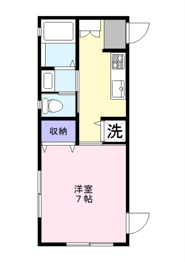 杉並区和泉４丁目のアパートの間取り