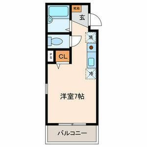 OLINPIAハイツ・業平の間取り