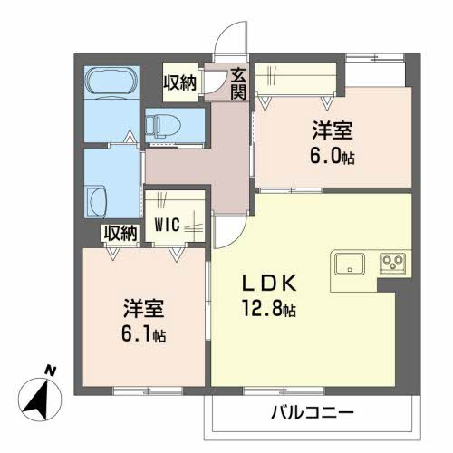 BEREO.KAWANOの間取り