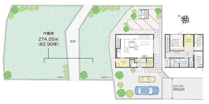 茅ヶ崎市芹沢　新築戸建　全２棟の間取り|No3