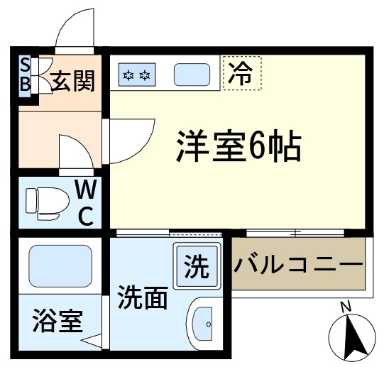 新小岩モコプルの間取り