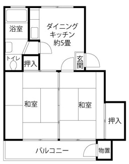 【間取り】 | 久留米西