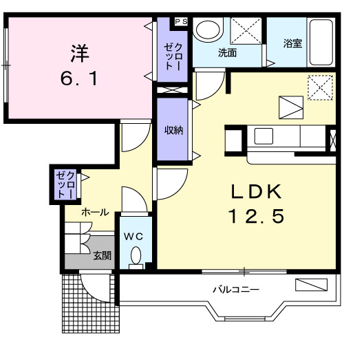 【間取り】 | ボナール　ツー
