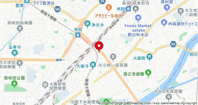 【地図】 | ＯＲＡＣＩＯＮ吹田
