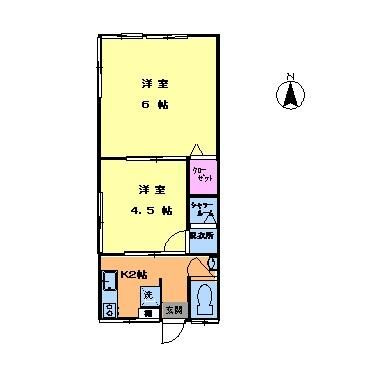 池田荘の間取り