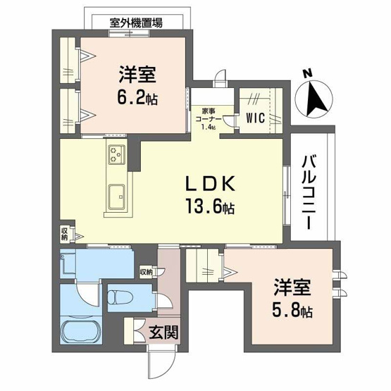 【間取り】 | シャーメゾンひいらぎ