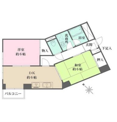 ラヴィーナ門前仲町の間取り