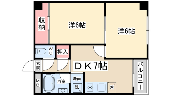 【間取り】 | 新大阪川島マンション