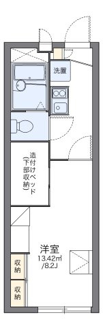 レオパレスファインコート鈴蘭台の間取り
