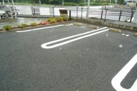 駐車場に車を止められます