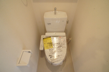 ゆったりとした空間のトイレです