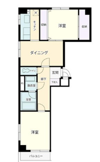 【間取り】 | AZ武蔵小山 | 間取りです。