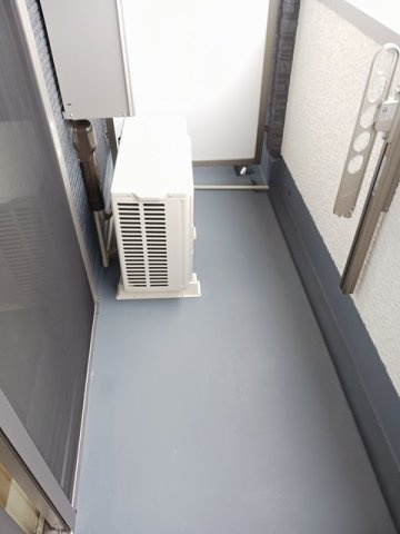 外からの目が気にならないバルコニーで洗濯物が干せます