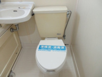 トイレもきれいです