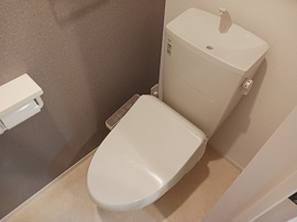 シンプルで使いやすいトイレです