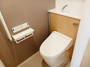 シンプルで使いやすいトイレです