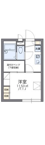 代表的な間取のため実際の間取とは異なる場合があります