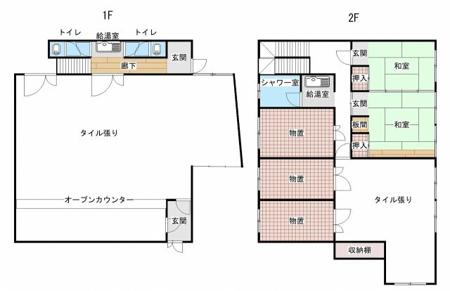 【間取り】 | 淡路市佐野　旧郵便局